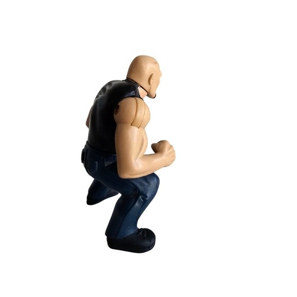STONE COLD STEVE AUSTIN SCSA WWE WWF Jakks Brawl 4 All Wrestling Figure - Picture 3 of 3